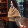 Top Nâu Đan Thu Đông 2.025 - Sang trọng, thời trang trưởng thành, chỉ 129.600 VND