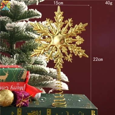 Top Sắt Ngôi Sao Hallow Tree Topper Vàng Lấp Lánh - Cây Giáng Sinh Trang Trí 51.612 VND
