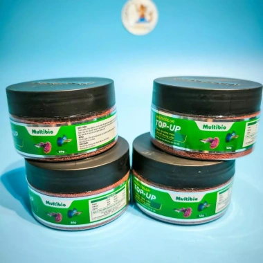 TOP-UP 5Og MULTIBIO Hộp Thức Ăn Lên Màu Cá - Thùng Xốp Hạt Nổi, Giá 59.000 3