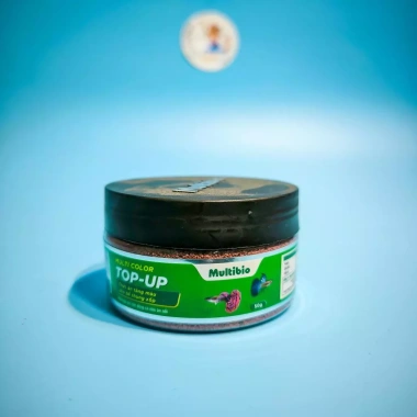 TOP-UP 5Og MULTIBIO Hộp Thức Ăn Lên Màu Cá - Thùng Xốp Hạt Nổi, Giá 59.000 4