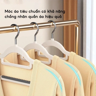 [Top Value] Combo 20 Móc Nhựa Treo Quần Áo Chống Trượt Đa Năng, Phơi Đồ Không Nhăn - Giá 90.303₫ 2