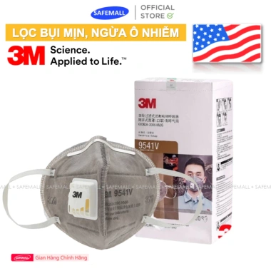 Top Value Hộp khẩu trang 3M KN95 9.001/9.501V/9.541V có van, lọc bụi siêu mịn - Giá chỉ 149.382₫
