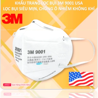Top Value Hộp khẩu trang 3M KN95 9.001/9.501V/9.541V có van, lọc bụi siêu mịn - Giá chỉ 149.382₫