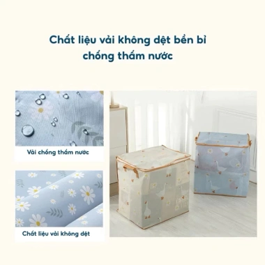 Top Value Túi Đựng Quần Áo Chăn Màn Ga Gối 80‑220L – Quai Xách Du Lịch Chuyển Nhà Giá 25.620₫ 7