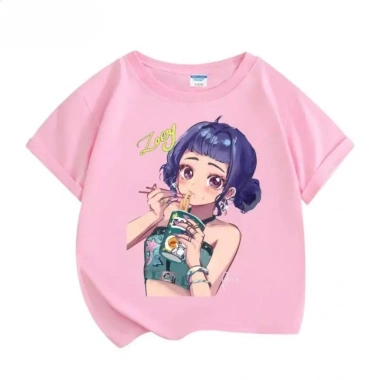 Top Zoey Huntrix Áo Demon Kpop cổ tròn tay ngắn nam nữ - Giá ưu đãi 143.332 VND 7