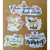 Topper, Banner, Thiệp Cắm Hoa 8/3, 20/10, 20/11, Sinh Nhật - Giá 20.000đ