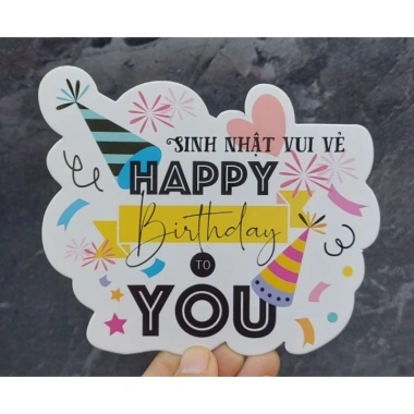 Topper, Banner, Thiệp Cắm Hoa 8/3, 20/10, 20/11, Sinh Nhật - Giá 20.000đ 7