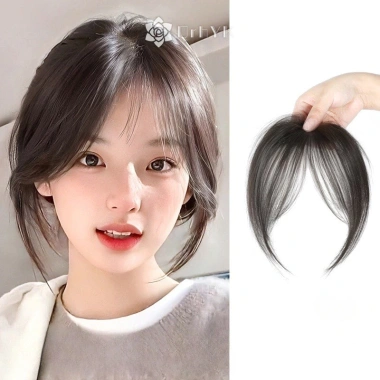 Topper Tóc Qrhyk Giả Nổ Viền Tổng Hợp - Kẹp-In Bang Mở Rộng Tự Nhiên, Vô Hình, Áo Khoác Nữ 44.9k