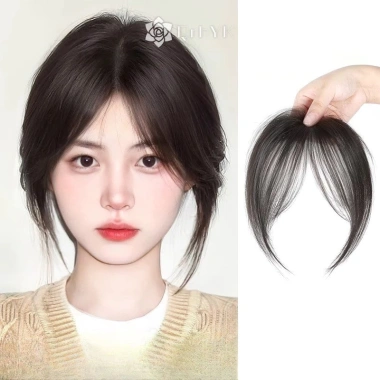 Topper Tóc Qrhyk Giả Nổ Viền Tổng Hợp - Kẹp-In Bang Mở Rộng Tự Nhiên, Vô Hình, Áo Khoác Nữ 44.9k