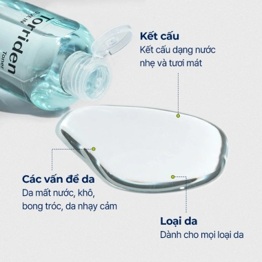 Torriden Chính hãng Toner DIVE IN 300ml Hyaluronic Acid Dưỡng ẩm sâu, Cân bằng pH