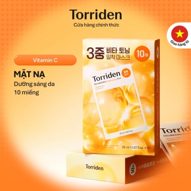 Torriden mặt nạ giấy CELLMAZING Vitamin C 10 miếng Trắng sáng da 363.000 VND
