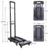 TOSHUDO Xe Kéo và Đẩy Hàng Trọng Cao 4-7 Bánh, Tải 65‑200kg – Giá Ưu Đãi 499k 3