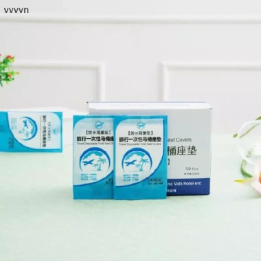 Tốt 50 cái dùng một lần, an toàn du lịch, PE nhựa, bìa và đệm chỗ ngồi mới
