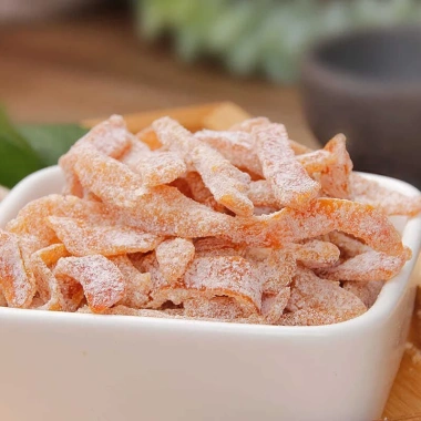 Tốt cho sức khỏe Combo 300g Mứt ô mai quất trần bì – Ô mai vỏ quýt sấy đường, món ăn vặt ngon, chỉ 17.400 VND 8
