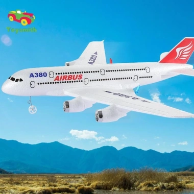 Toysmith RC Máy Bay Cố Định Cánh Drone 2.5 Kênh Glider Điều Khiển Cho Bé Trai Quà Tặng 2