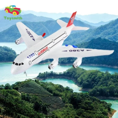 Toysmith RC Máy Bay Cố Định Cánh Drone 2.5 Kênh Glider Điều Khiển Cho Bé Trai Quà Tặng 7