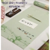 TPAT Thảm nỉ in chữ vẽ tranh hoa trúc - Thảm thư pháp bàn học làm việc FRESHIP 10