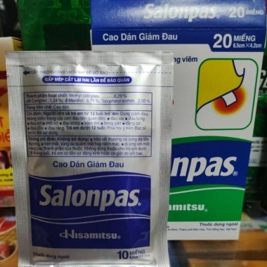 TPBVSK Cao dán Salonpas 20 miếng 5 hộp - Giảm đau nhanh, Giá chỉ 39.900đ