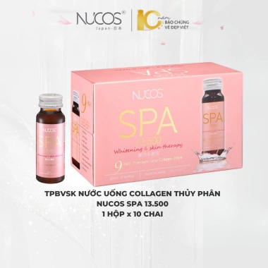 TPBVSK Collagen Nucos Spa Da căng, chống lão hóa, trắng da, hộp 10 chai 50ml
