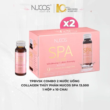 TPBVSK Collagen Nucos Spa Da căng, chống lão hóa, trắng da, hộp 10 chai 50ml