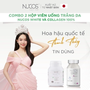 TPBVSK Combo Trắng Da Chống Lão Hoá Viên Uống Nucos White 60Viên và Nucos Collagen 100% 90Viên Giá 909.500 VND 2 TPBVSK Combo Trắng Da Chống Lão Hoá Viên Uống Nucos White 60Viên và Nucos Collagen 100% 90Viên Giá 909.500 VND 2