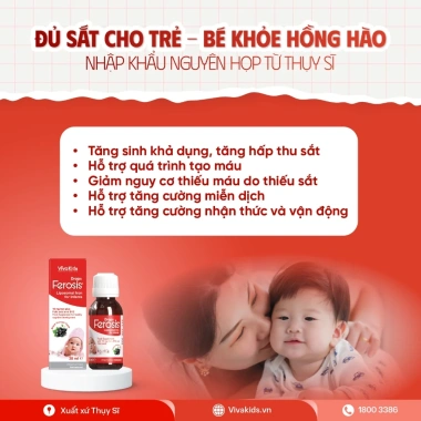 TPBVSK VivaKids - Tăng Miễn Dịch, Bổ Sung Sắt, Ăn Ngon, Hấp Thu - Giá 800.000đ 5 TPBVSK VivaKids - Tăng Miễn Dịch, Bổ Sung Sắt, Ăn Ngon, Hấp Thu - Giá 800.000đ 5