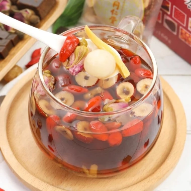 Trà A Giao Táo Gừng Đường Đen Đồng Nhân Đường – Khí Huyết, Dưỡng Nhan, Da Hồng Hào 220k
