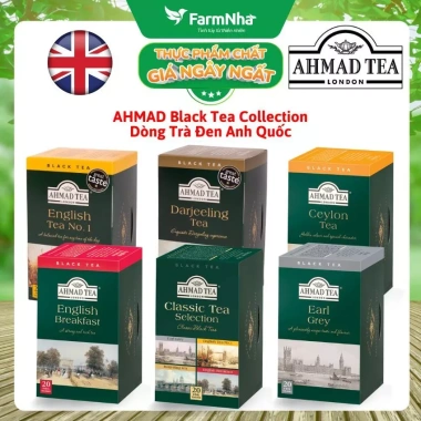 Trà AHMAD Black Tea - Trà đen Anh Quốc, giảm giá 51.000₫, hương thơm tinh tế