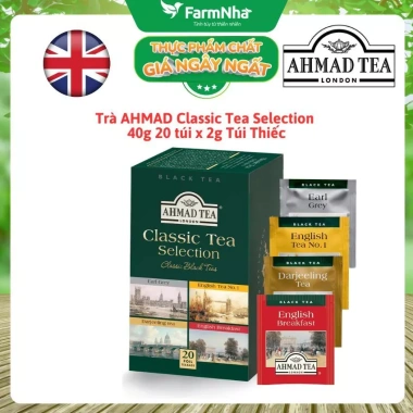 Trà AHMAD Black Tea - Trà đen Anh Quốc, giảm giá 51.000₫, hương thơm tinh tế
