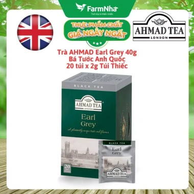Trà AHMAD Black Tea - Trà đen Anh Quốc, giảm giá 51.000₫, hương thơm tinh tế