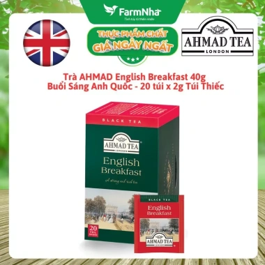 Trà AHMAD Black Tea - Trà đen Anh Quốc, giảm giá 51.000₫, hương thơm tinh tế