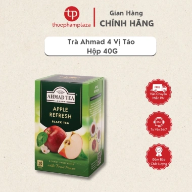 Trà AHMAD hương Táo 40g - 20 túi lọc, thơm ngon, giảm giá 17% chỉ 91.035₫ 4 Trà AHMAD hương Táo 40g - 20 túi lọc, thơm ngon, giảm giá 17% chỉ 91.035₫ 4