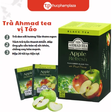 Trà AHMAD hương Táo 40g - 20 túi lọc, thơm ngon, giảm giá 17% chỉ 91.035₫ 5 Trà AHMAD hương Táo 40g - 20 túi lọc, thơm ngon, giảm giá 17% chỉ 91.035₫ 5