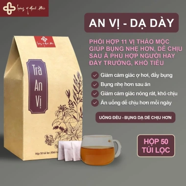 Trà An Vị Trào Ngược Dạ dày – Thanh nhiệt, tả hỏa, giảm ợ chua, ợ nóng, hỗ trợ tiêu hóa – 185.000₫