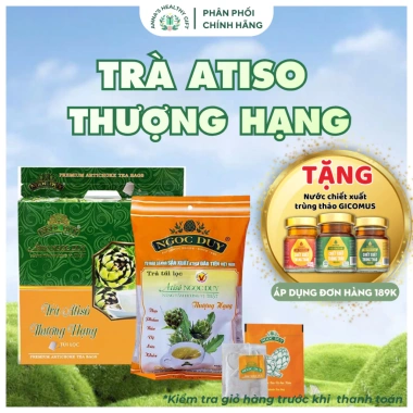 Trà Atiso Thượng Hạng Ngọc Duy - Túi Lọc Cao Cấp Chính Hãng Tiện Lợi Giá 120.000₫
