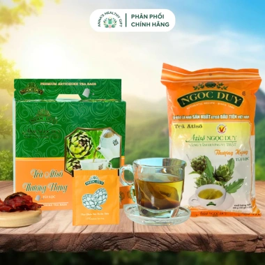 Trà Atiso Thượng Hạng Ngọc Duy - Túi Lọc Cao Cấp Chính Hãng Tiện Lợi Giá 120.000₫