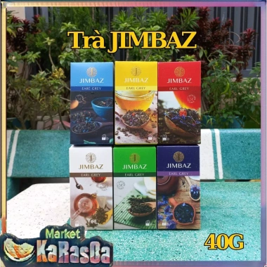 Trà Bá Tước JIMBAZ Nhập Khẩu Sri Lanka Hộp Giấy 20 Gói x 2g Giá 45.000 Hàng Tết 2.025