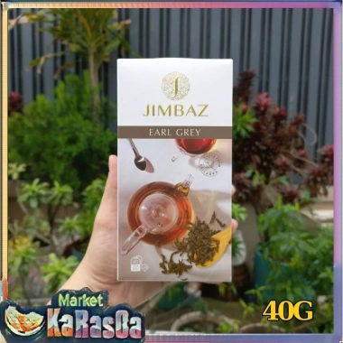 Trà Bá Tước JIMBAZ Nhập Khẩu Sri Lanka Hộp Giấy 20 Gói x 2g Giá 45.000 Hàng Tết 2.025