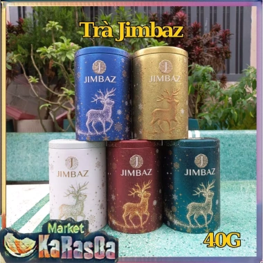 Trà Bá Tước JIMBAZ Nhập Khẩu Sri Lanka Hộp Thiếc 40g (20 gói x 2) - Hàng Tết 2.025 Giá Ưu Đãi 99.000₫