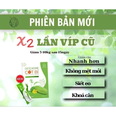 Trà Bí Đao Detox Vip 20 gói - Giảm 4‑10kg trong 30 ngày, chỉ 131.000₫