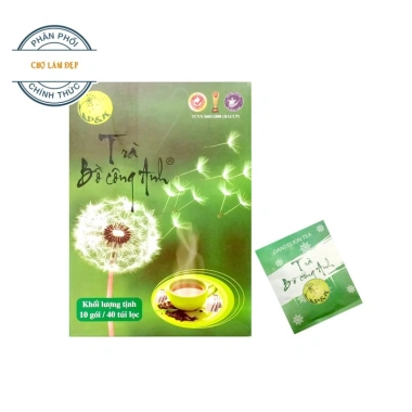 Trà Bồ Công Anh Cao Cấp P&K 40 Túi Lọc - Mát Gan, Giải Độc, Ngừa Ung Thư, Thanh Lọc - 95k