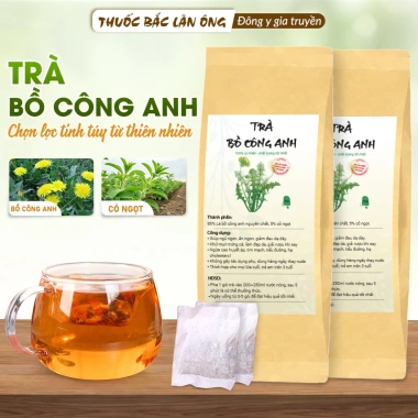 Trà bồ công anh túi lọc 30 tép x 3g - Lãn Ông, giảm còn 40.000đ, tăng sức đề kháng