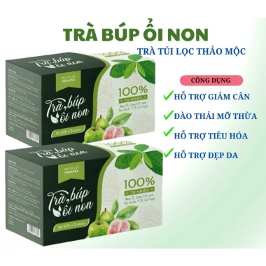 Trà Búp Ổi Non 50 Gói Giảm Cân Detox Thanh Lọc Cơ Thể, Hỗ Trợ Tiêu Hóa, Giá 48,000₫ 3