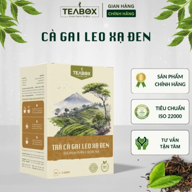 Trà Cà Gai Leo Xạ Đen Túi Lọc 30x3g - Mát Gan, Giải Độc Gan, Teabox 35.000đ
