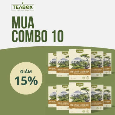 Trà Cà Gai Leo Xạ Đen Túi Lọc 30x3g - Mát Gan, Giải Độc Gan, Teabox 35.000đ