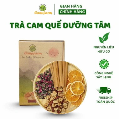 Trà Cam Quế Camifarm - Thanh lọc cơ thể, thơm miệng, giảm cân, tăng đề kháng