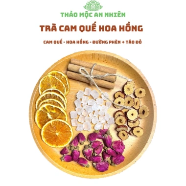 Trà cam quế hoa hồng hộp 30 mix táo, táo đỏ, hoa nhài - Thanh lọc, giải nhiệt, đẹp da - Giá 200.000đ, giảm từ 242.000đ