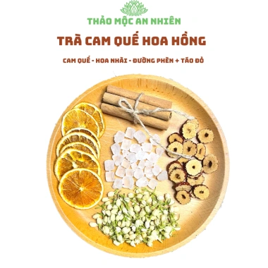 Trà cam quế hoa hồng hộp 30 mix táo, táo đỏ, hoa nhài - Thanh lọc, giải nhiệt, đẹp da - Giá 200.000đ, giảm từ 242.000đ