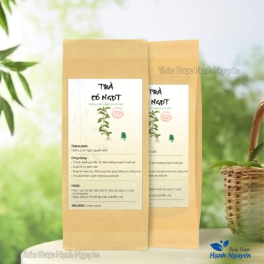 Trà cỏ ngọt 30 túi lọc - Thanh nhiệt, thải độc, 40.000đ Thảo dược Hạnh Nguyên