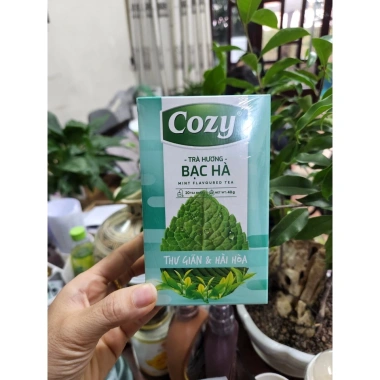 Trà Cozy Bạc Hà Túi Lọc 20 Tép - Bao Bì Mới, Hương Mát Lạnh, Giá 45.000 VND 2